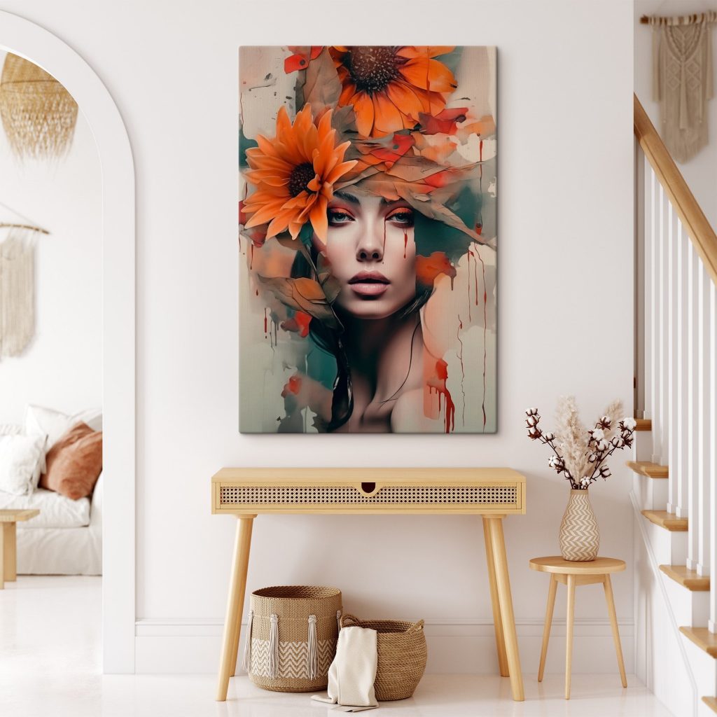 Flores otoñales y mirada — interior 2
