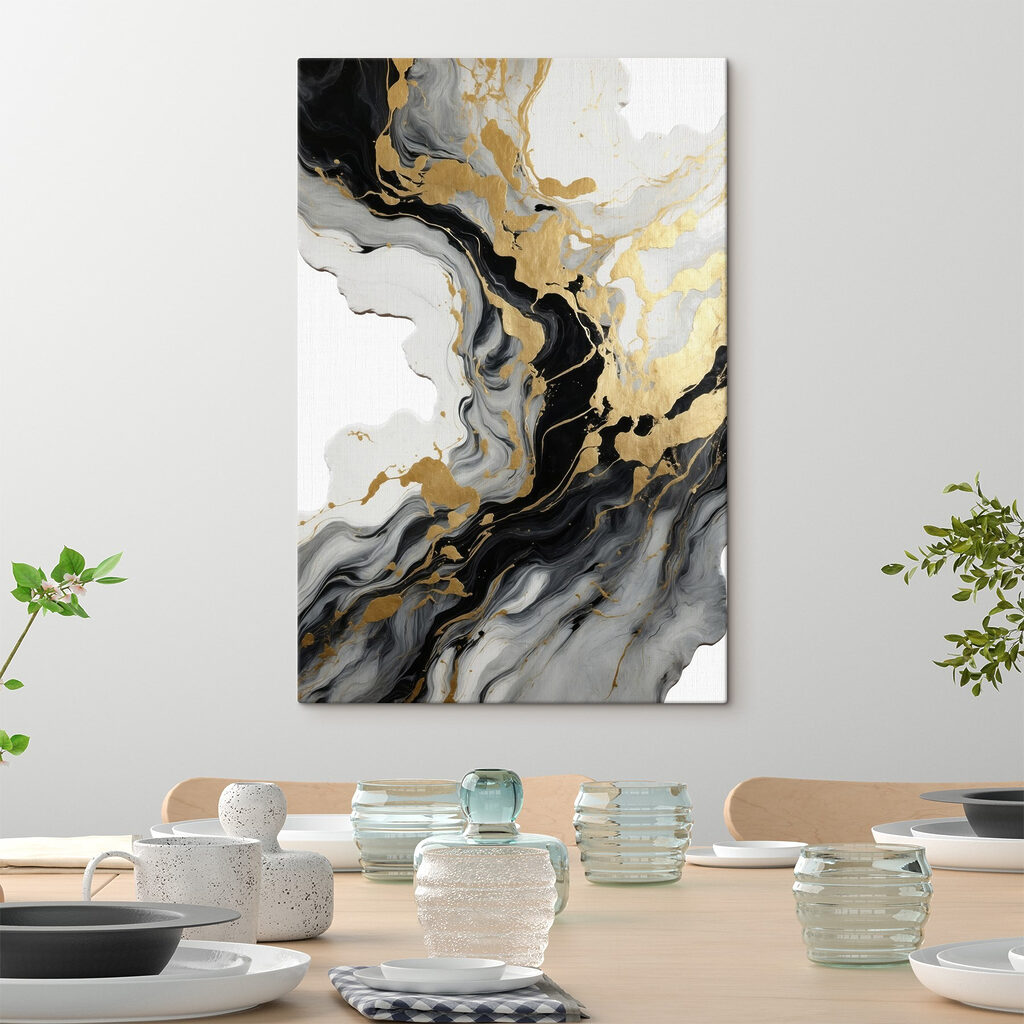 Vetas doradas en negro — interior 4