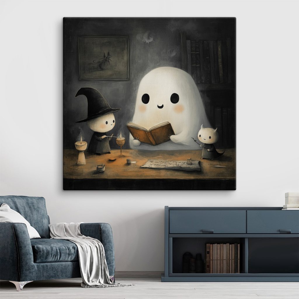 Fantasma que lee — interior 2