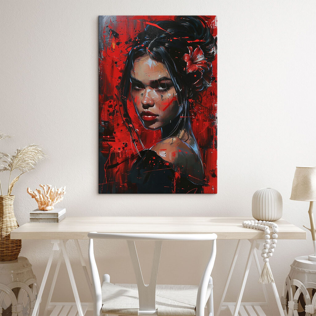 Mirada en rojo — interior 1