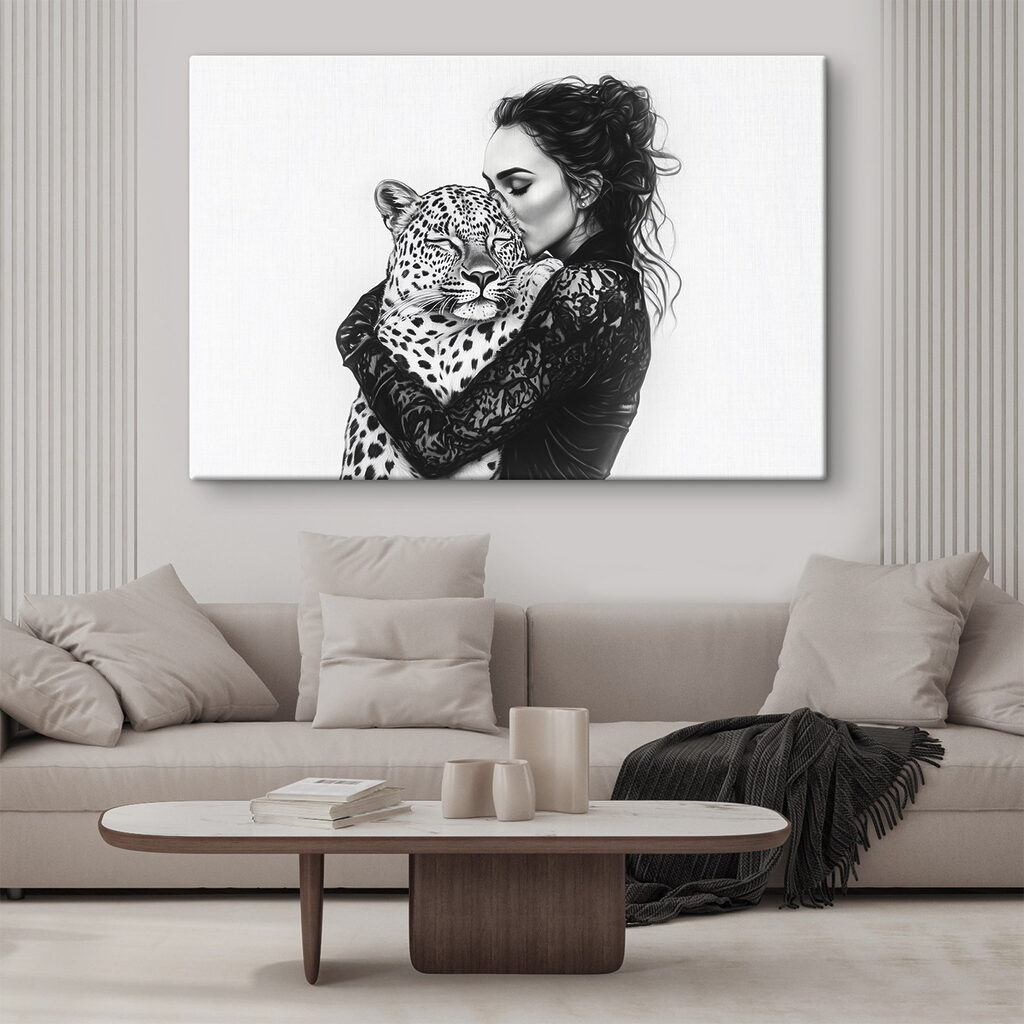 Abrazo con un leopardo — interior 1