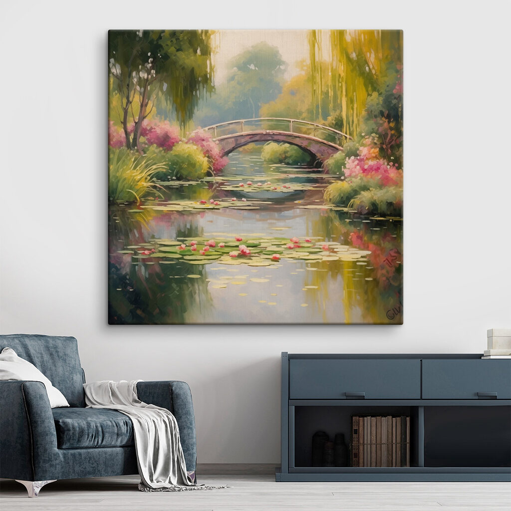 Puente sobre nenúfares — interior 1