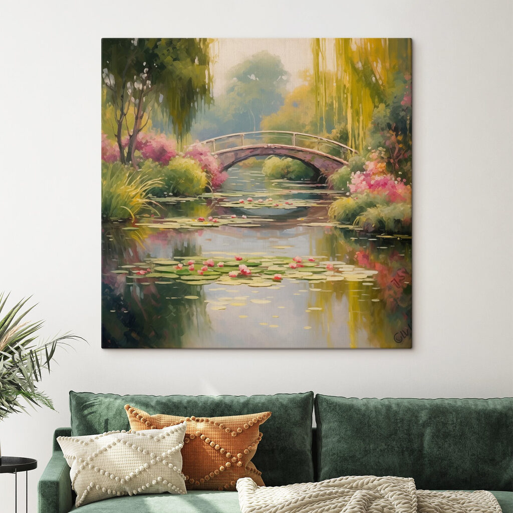 Puente sobre nenúfares — interior 3