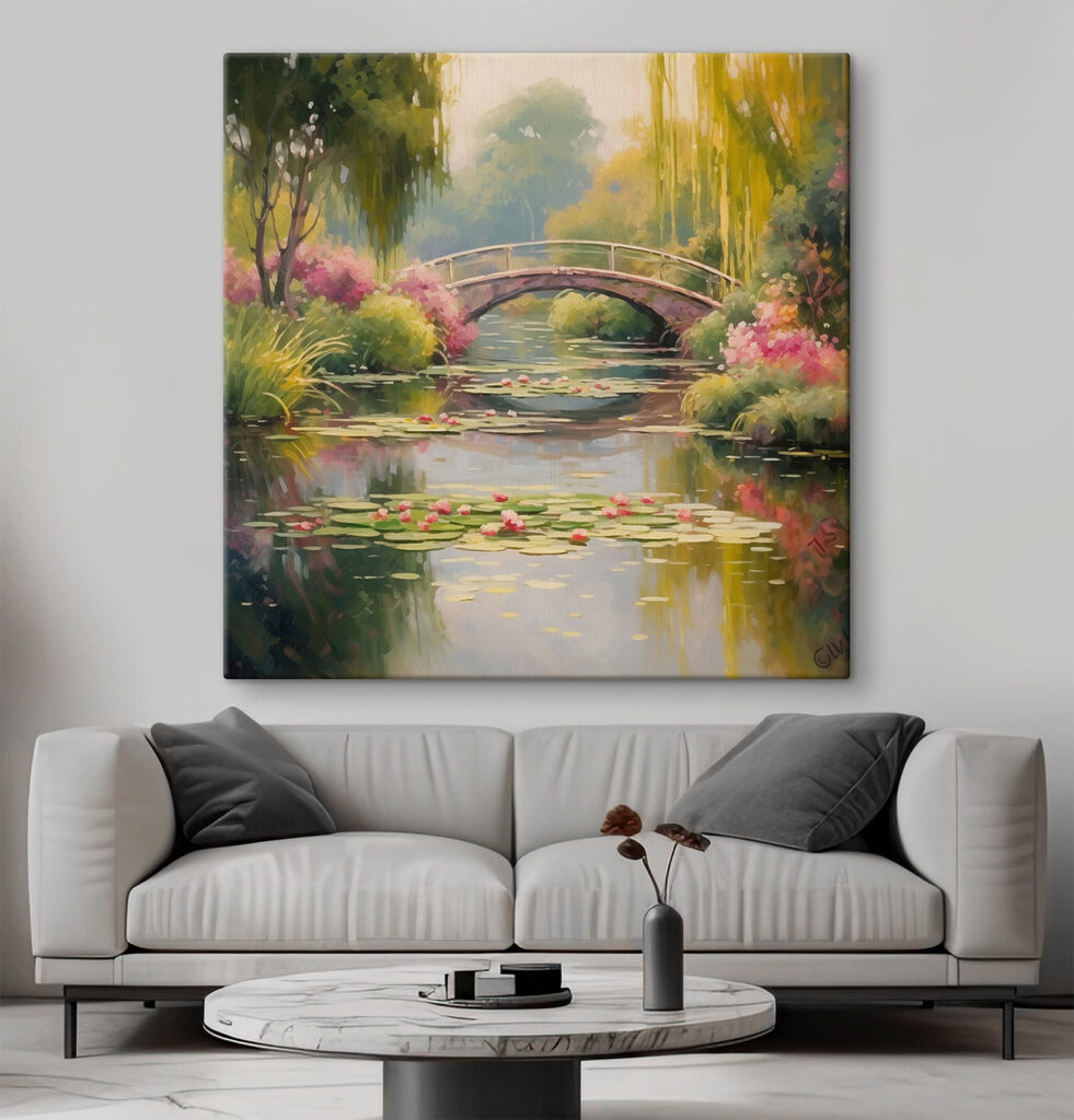 Puente sobre nenúfares — interior 2