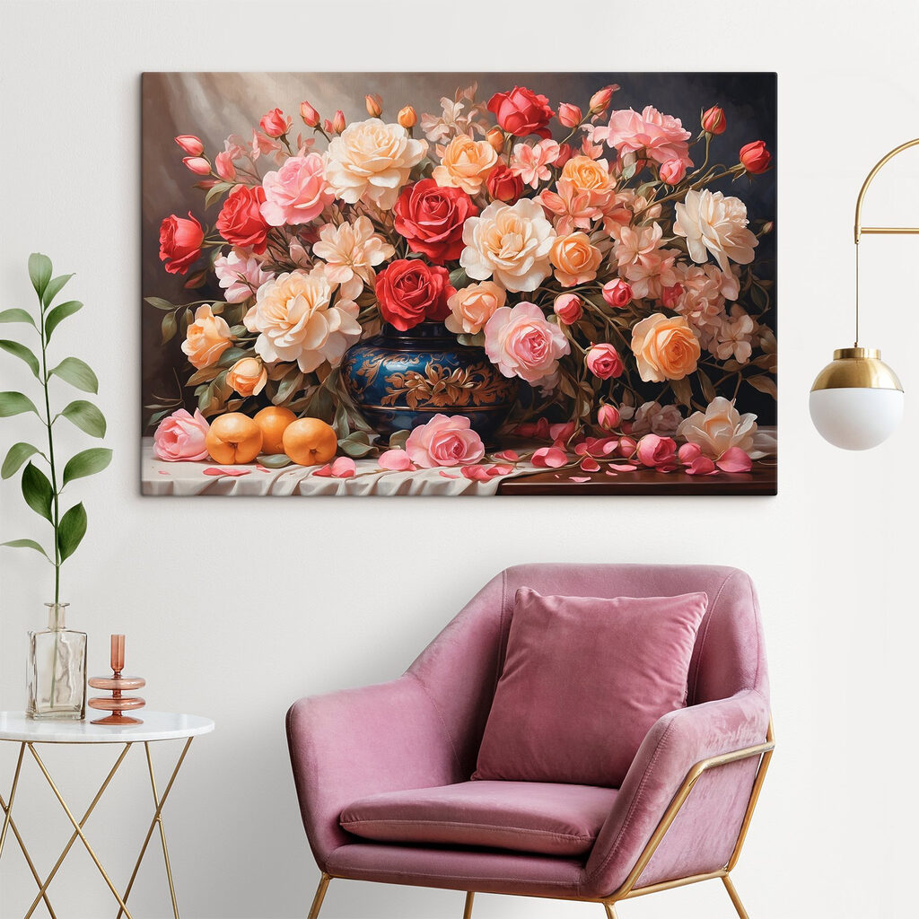 Rosas junto a cítricos — interior 1