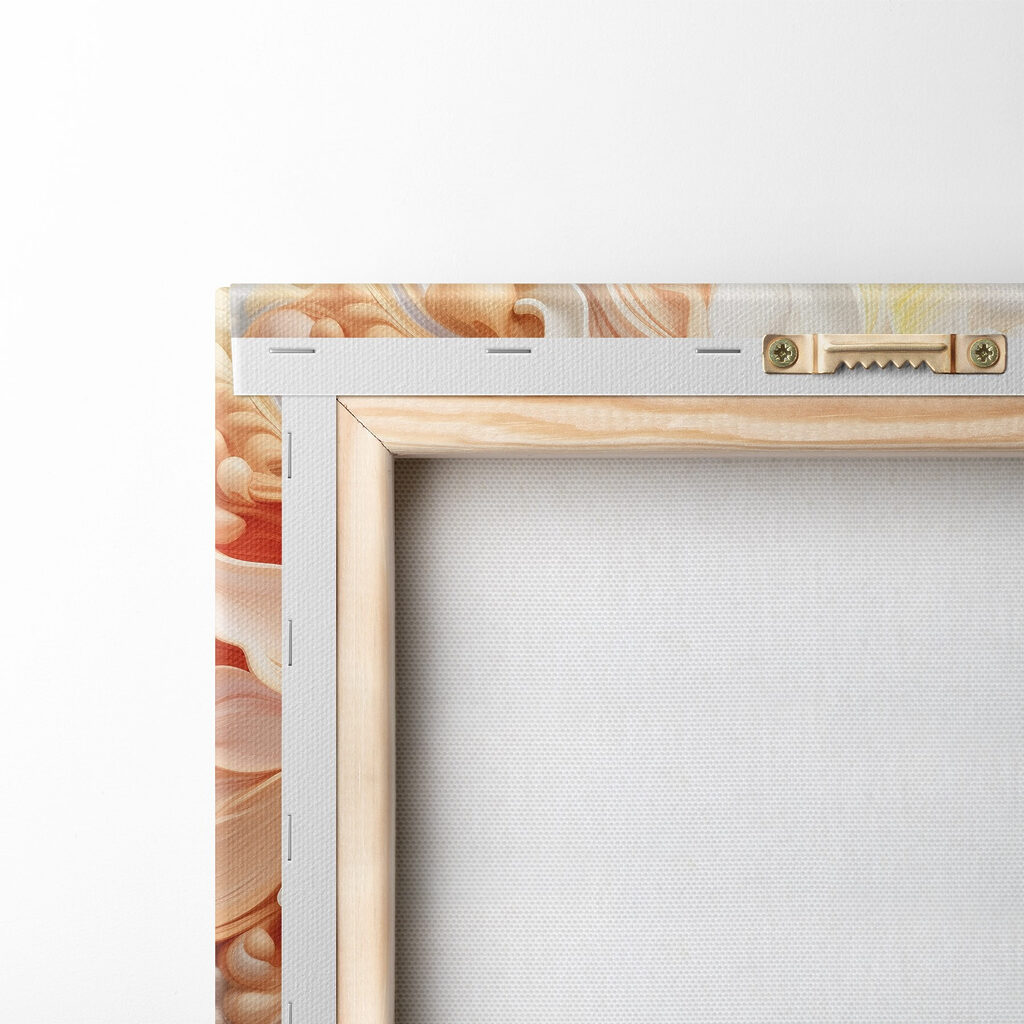 Flor en tonos pastel — parte trasera