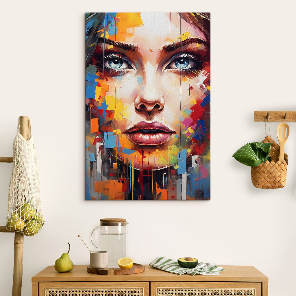 Ojos azules entre colores — interior 1