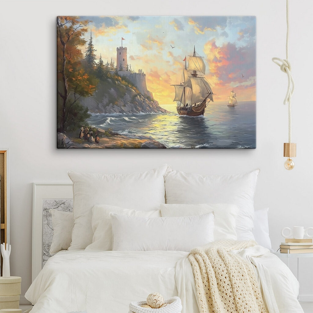 Velero junto al acantilado — interior 2