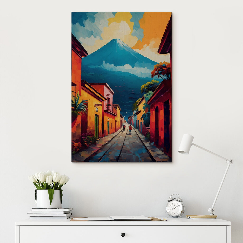 Calle al volcán azul — interior 1