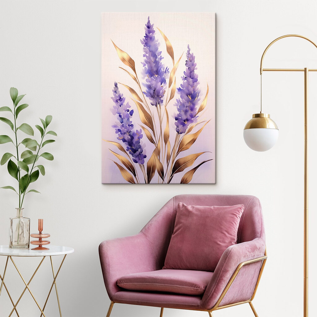 Lavanda con hojas doradas — interior 2