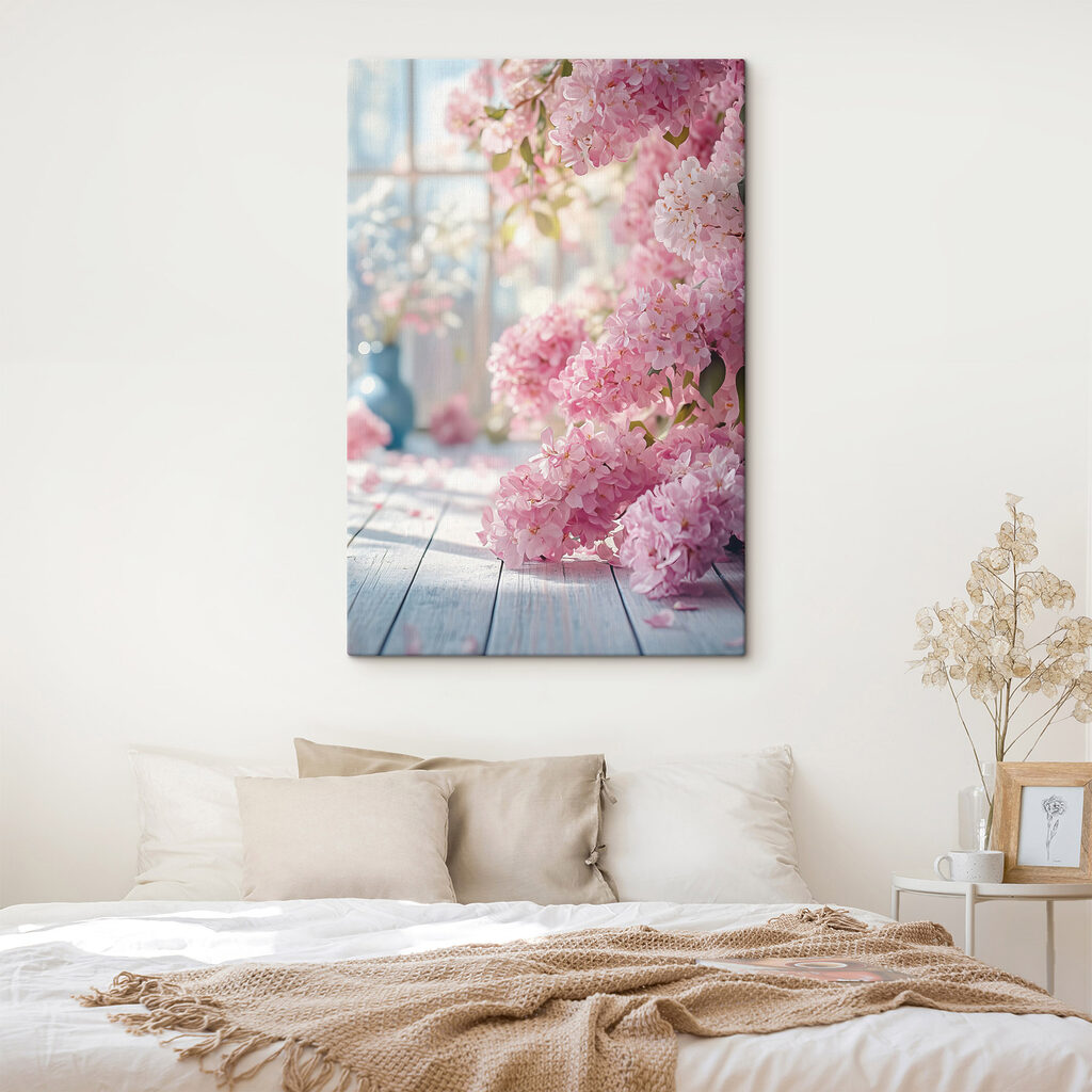 Hortensias rosas — interior 2
