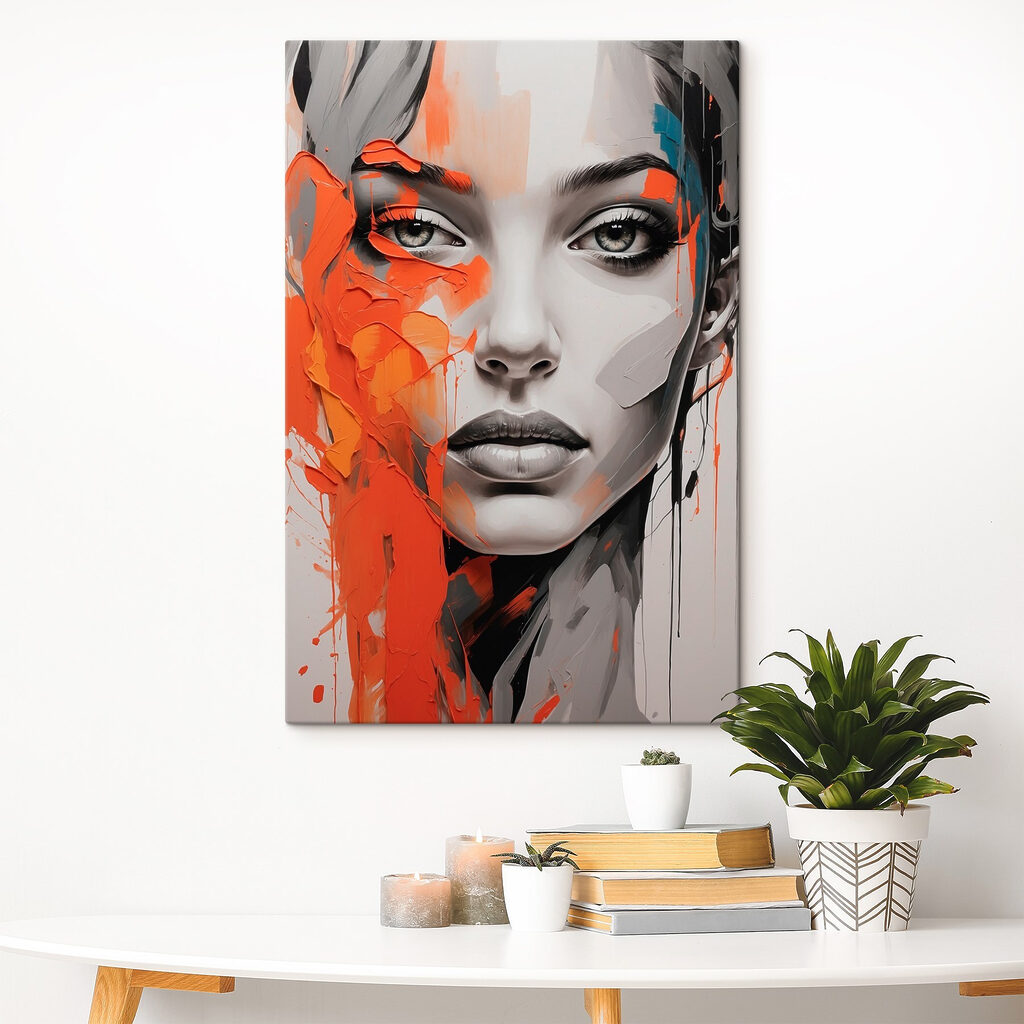 Mirada gris entre naranja — interior 3