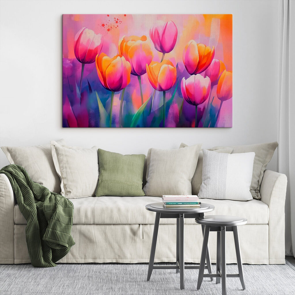 Tulipanes en manchas rosas — interior 2