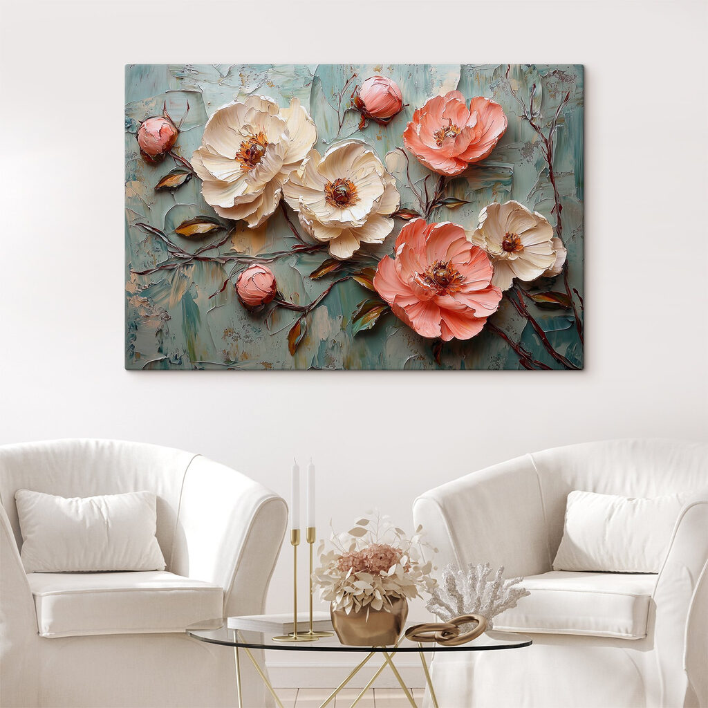 Rosas en verdes desgastados — interior 3
