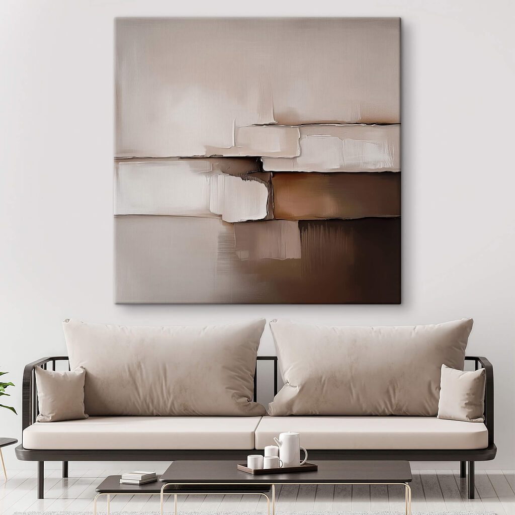 Bloques beige tocan blanco — interior 1