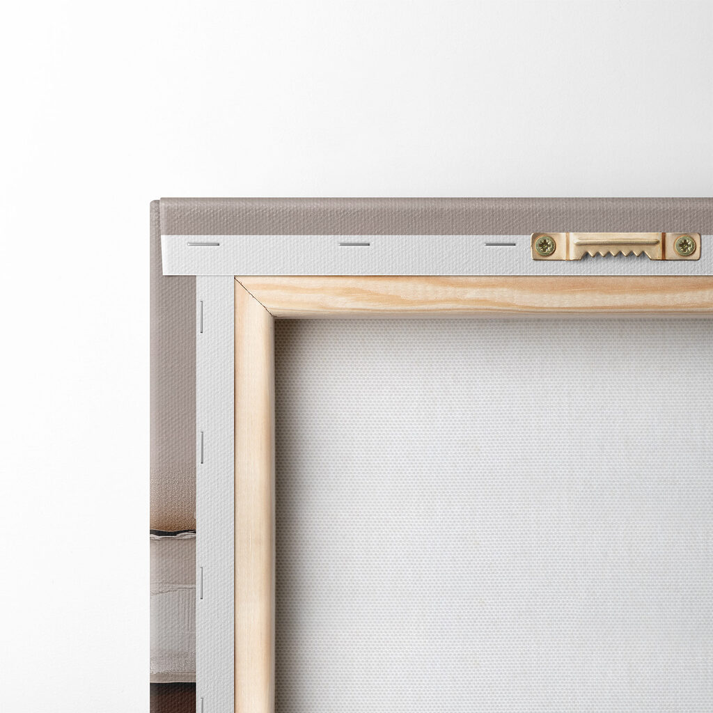 Bloques beige tocan blanco — parte trasera