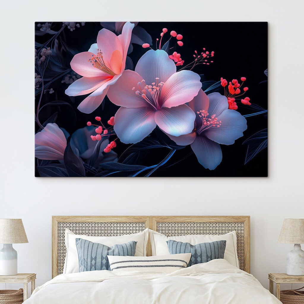 Flores en ramas nocturnas — interior 2