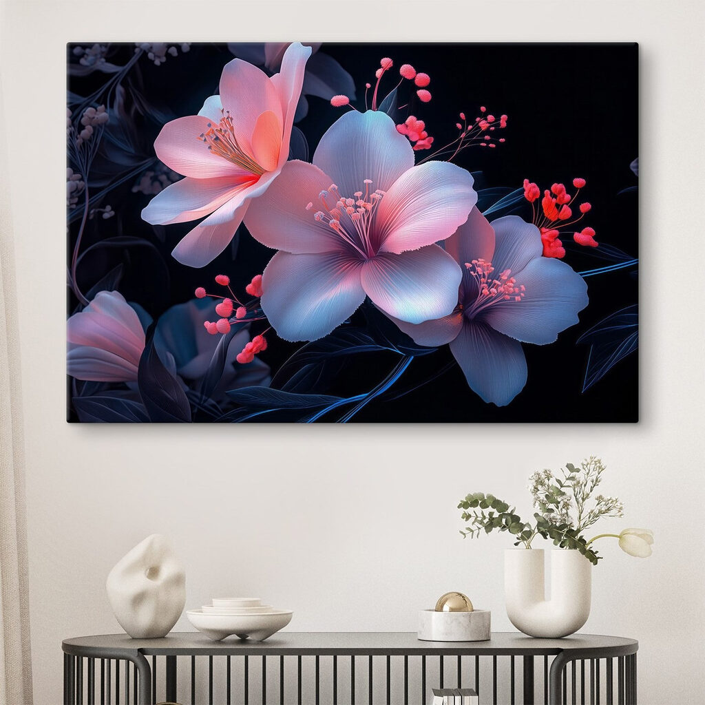 Flores en ramas nocturnas — interior 3