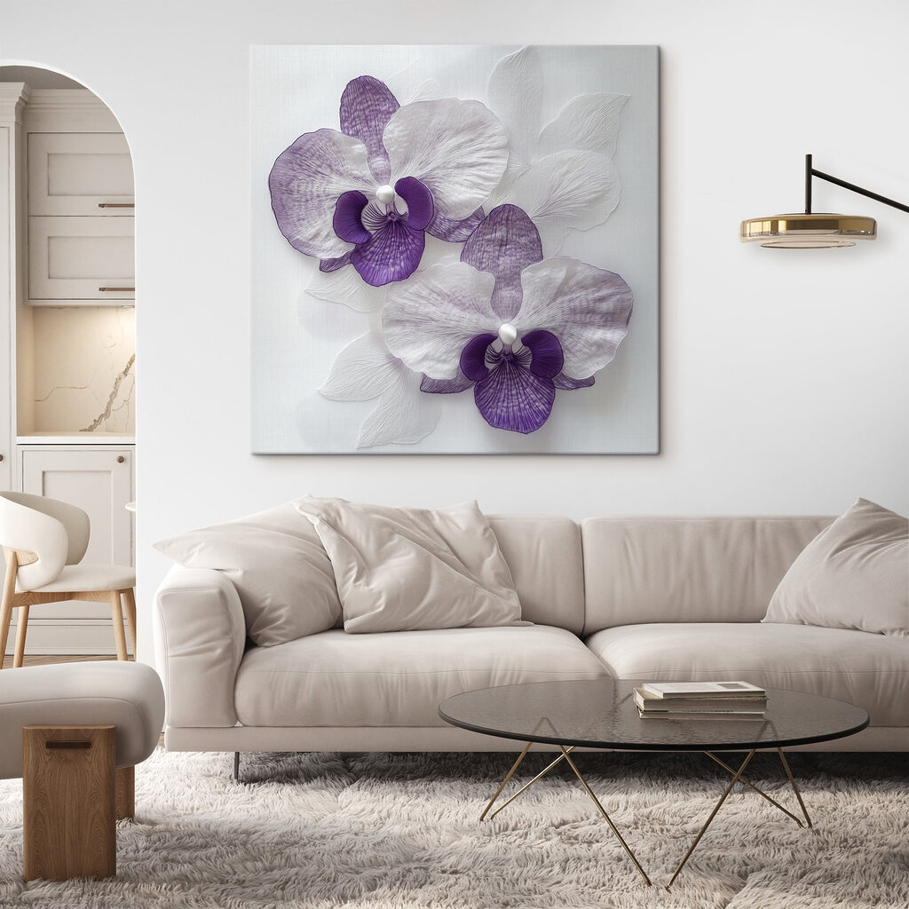 Orquídeas con venas moradas — interior 2