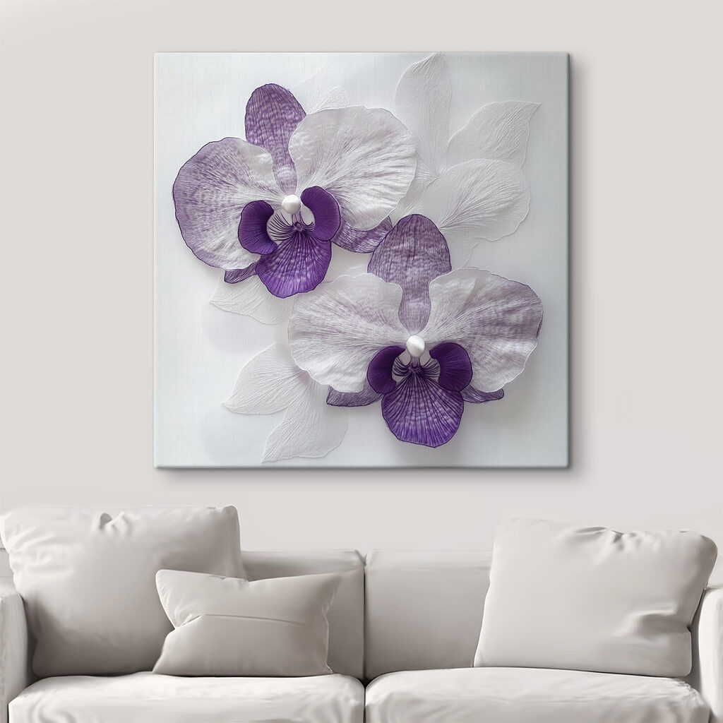 Orquídeas con venas moradas — interior 1