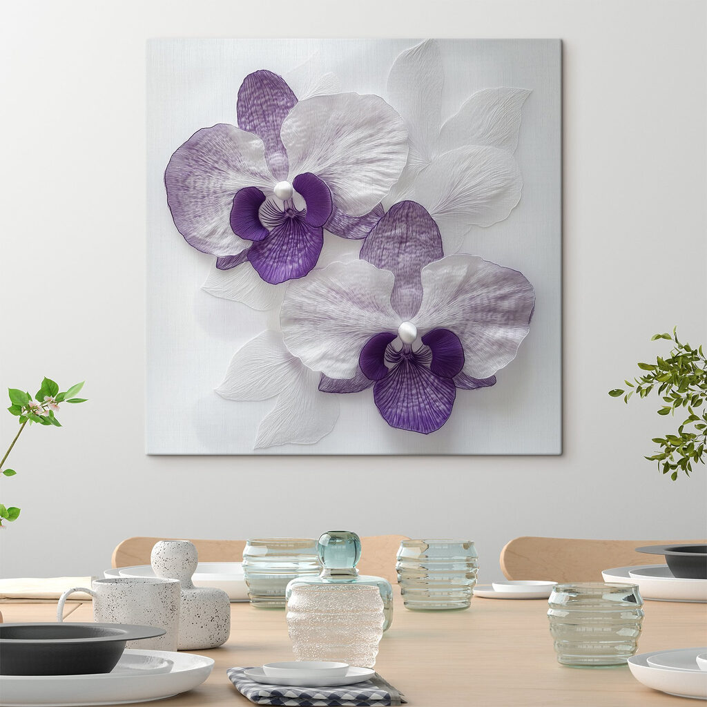Orquídeas con venas moradas — interior 3