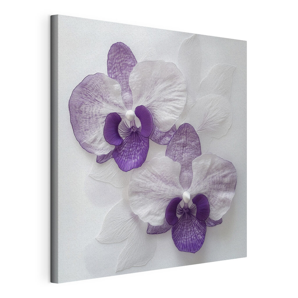 Orquídeas con venas moradas — vista del producto