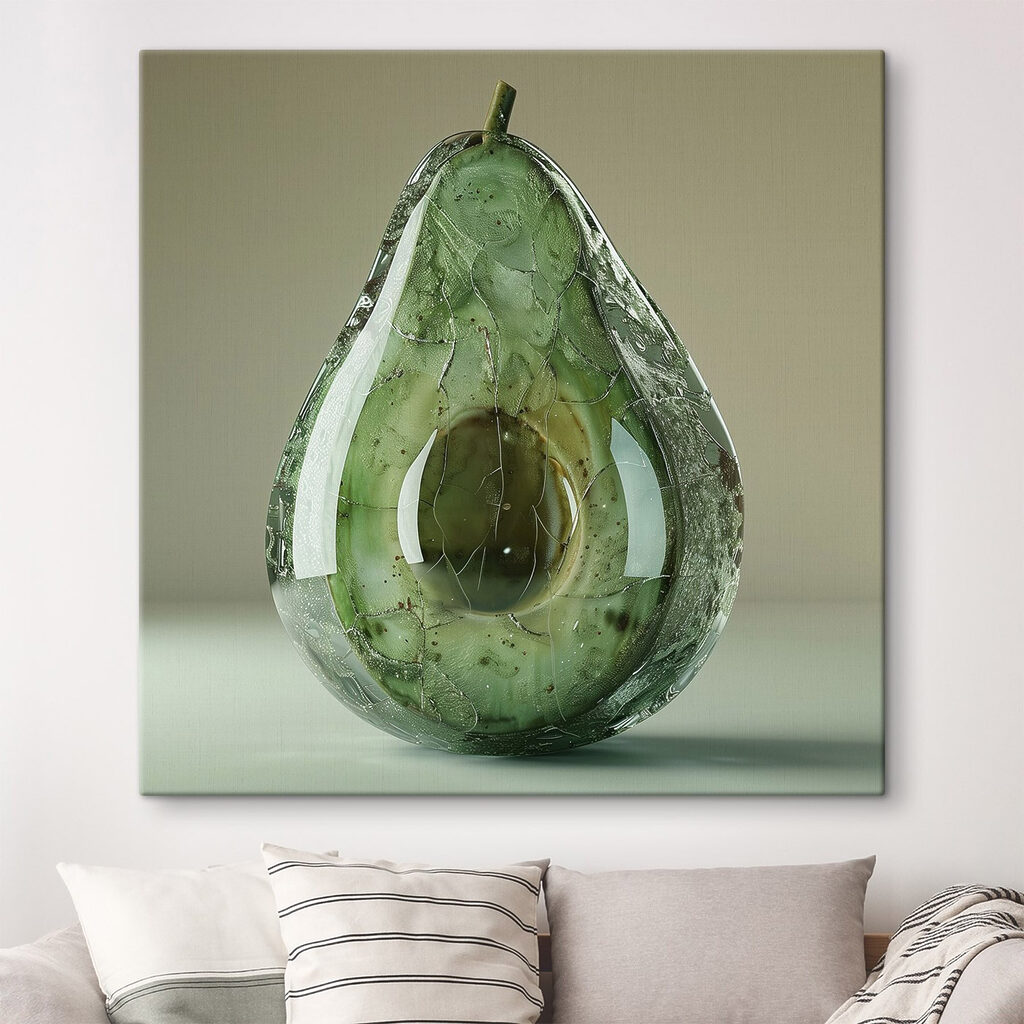 Aguacate en verde brillante — interior 1