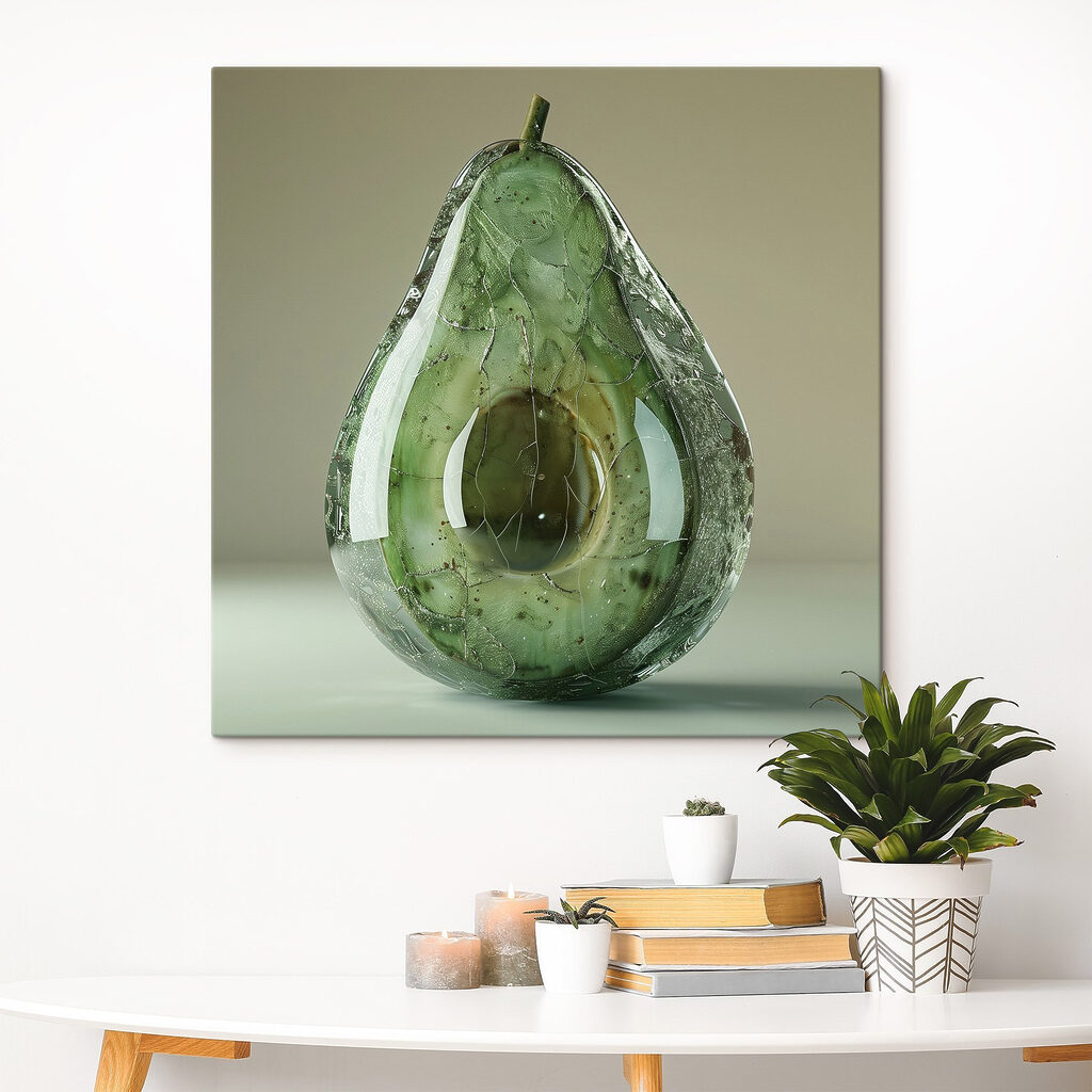 Aguacate en verde brillante — interior 2