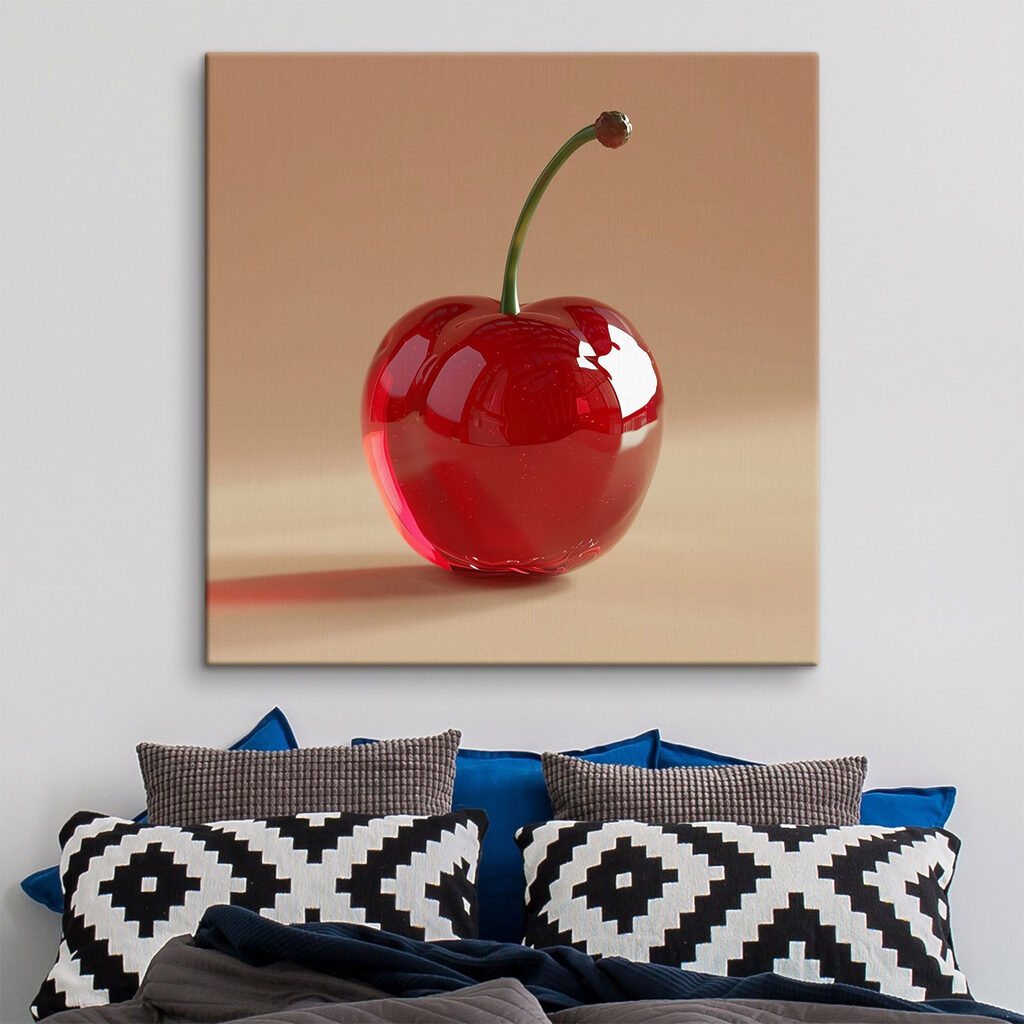 Cereza con brillo rojo — interior 1