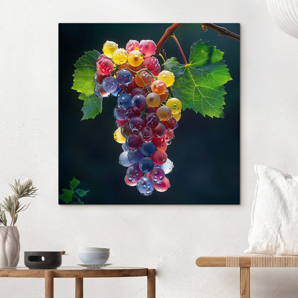 Uvas de luz multicolor — interior 1
