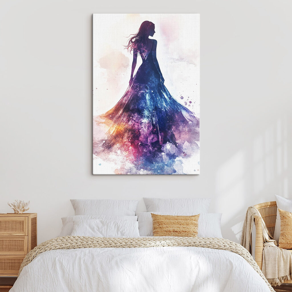 Silueta de vestido estrellado — interior 1