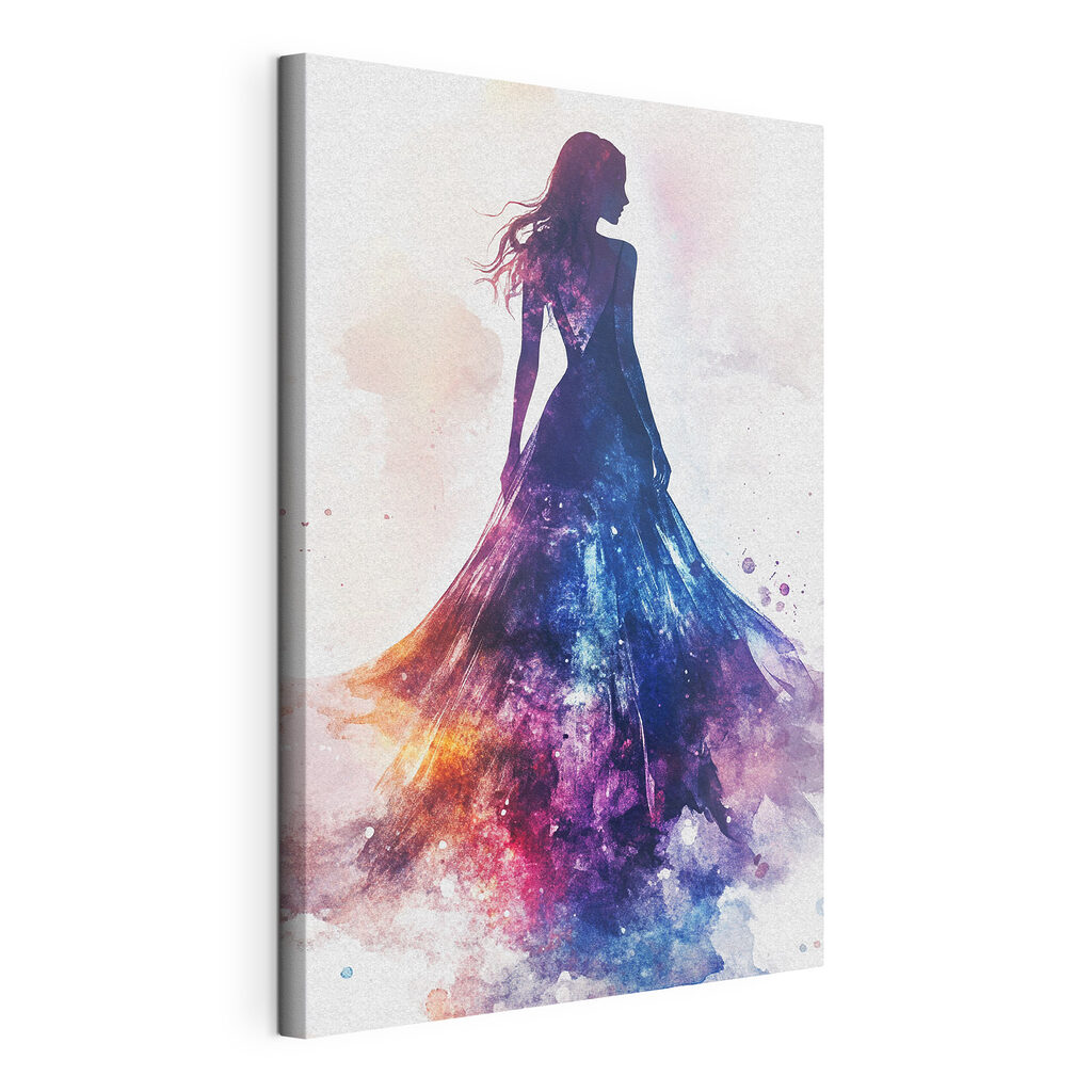 Silueta de vestido estrellado — vista del producto
