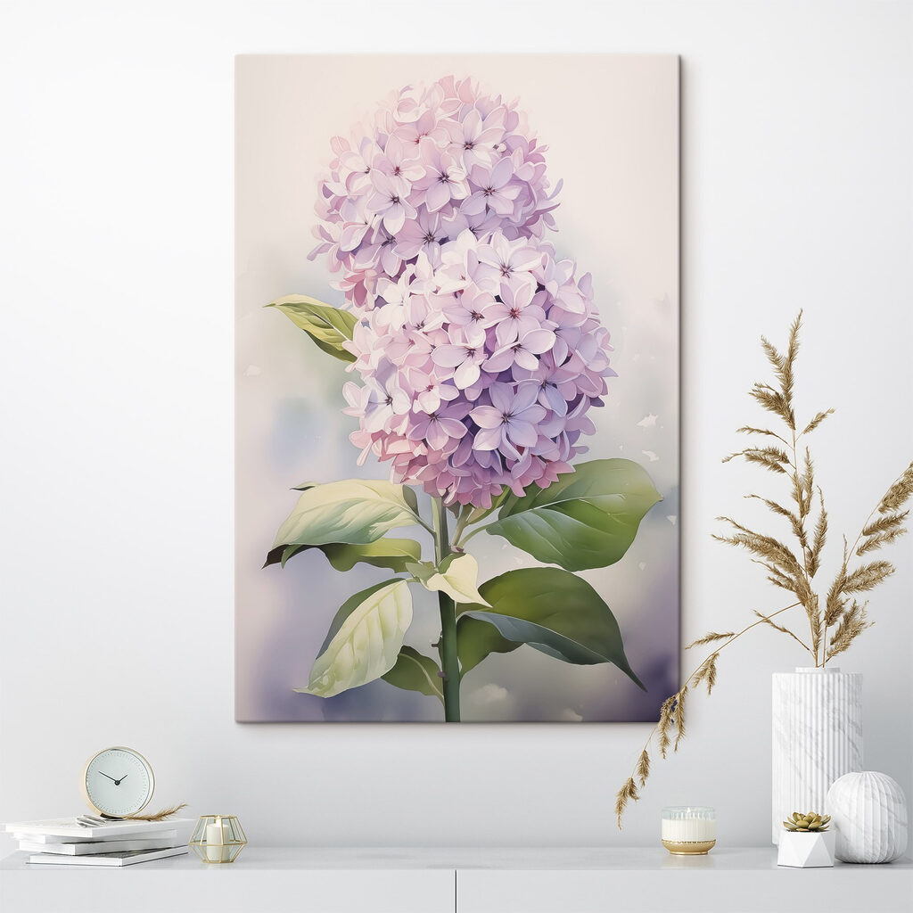 Hortensias lila — interior 2