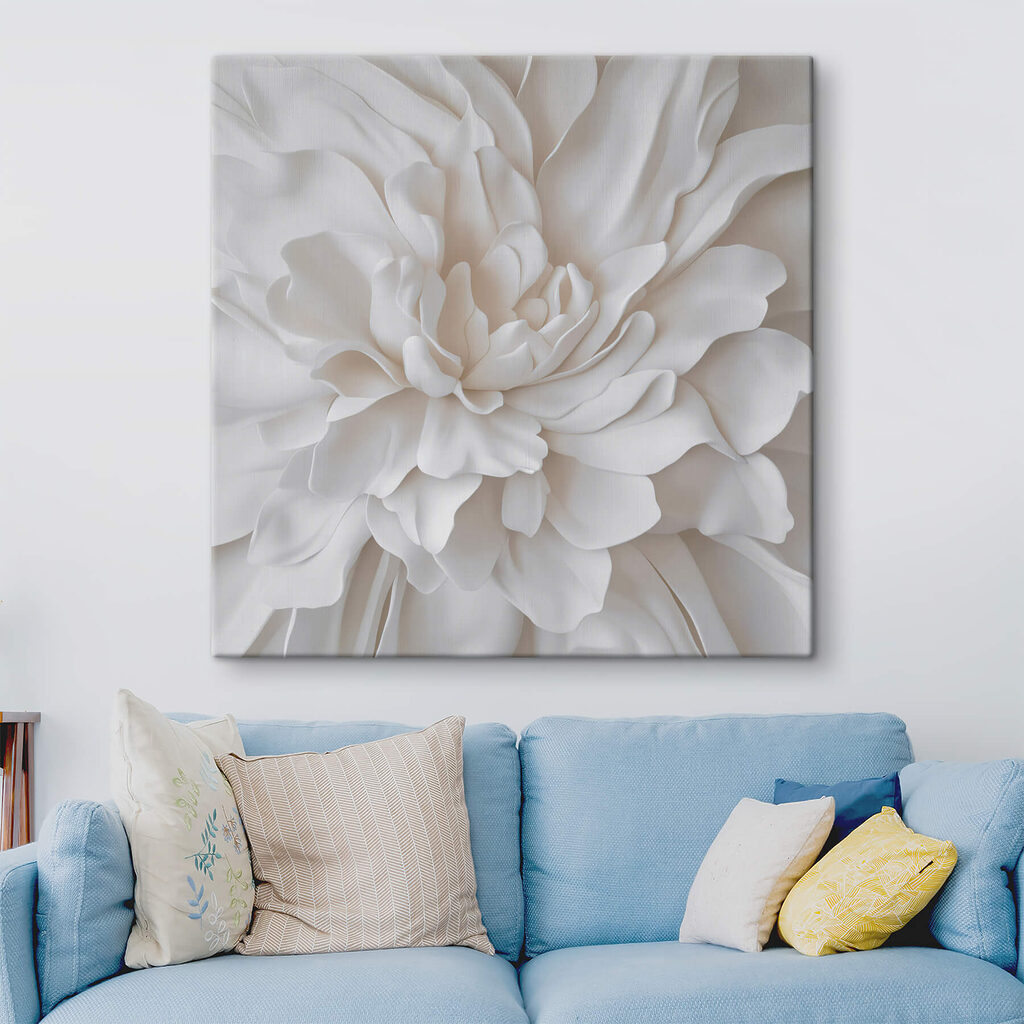 Pétalos blancos abiertos — interior 2