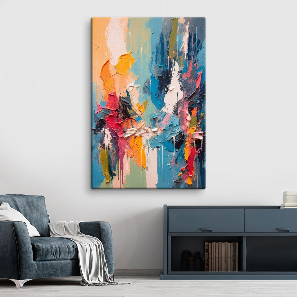 Trazos de color verticales — interior 1