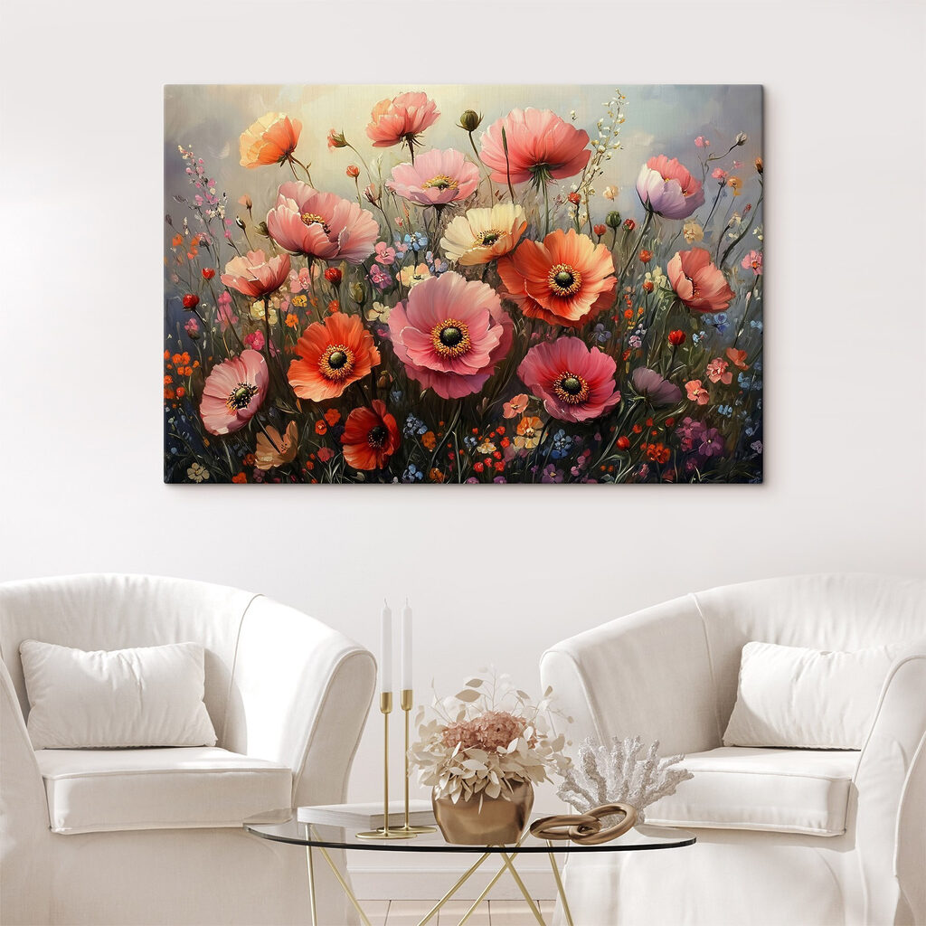 Flores silvestres sobre gris — interior 2