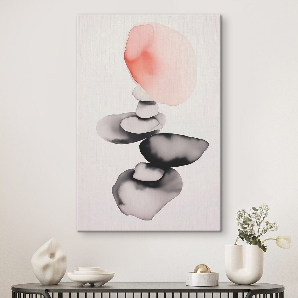 Círculo rosa y tinta — interior 1