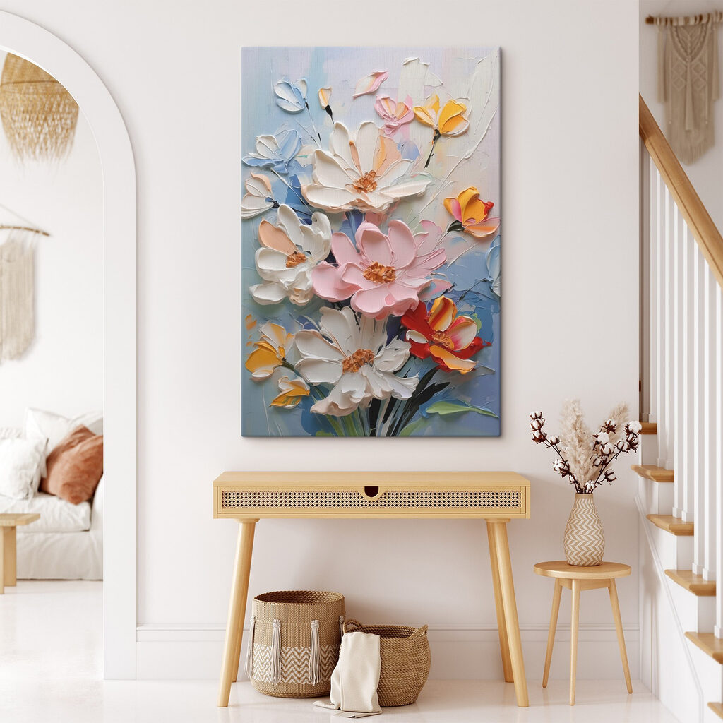 Flores en campos pastel — interior 2
