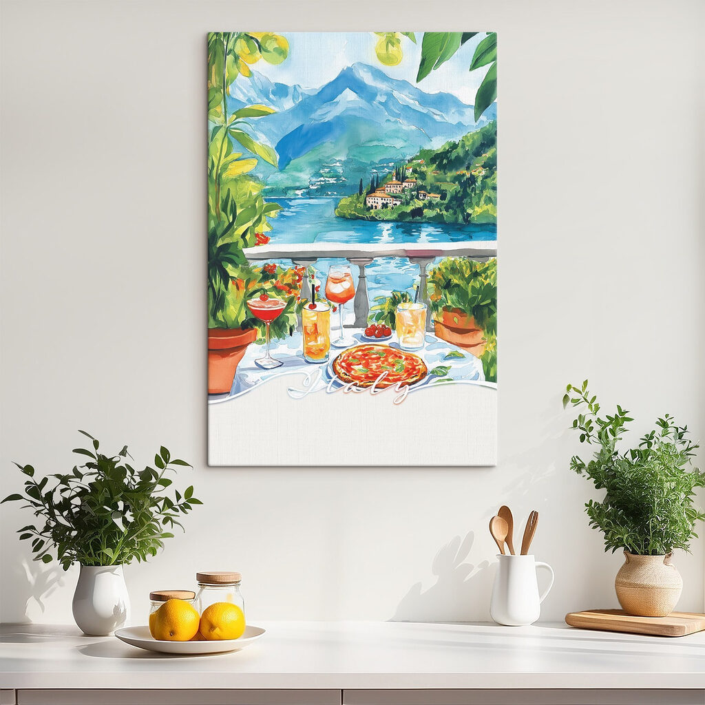 Terraza junto al lago — interior 1