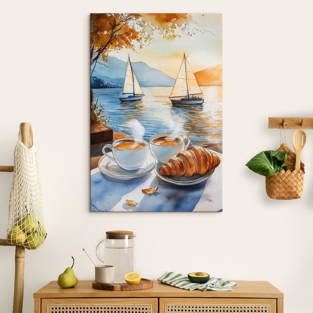 Croissant con dos veleros — interior 2