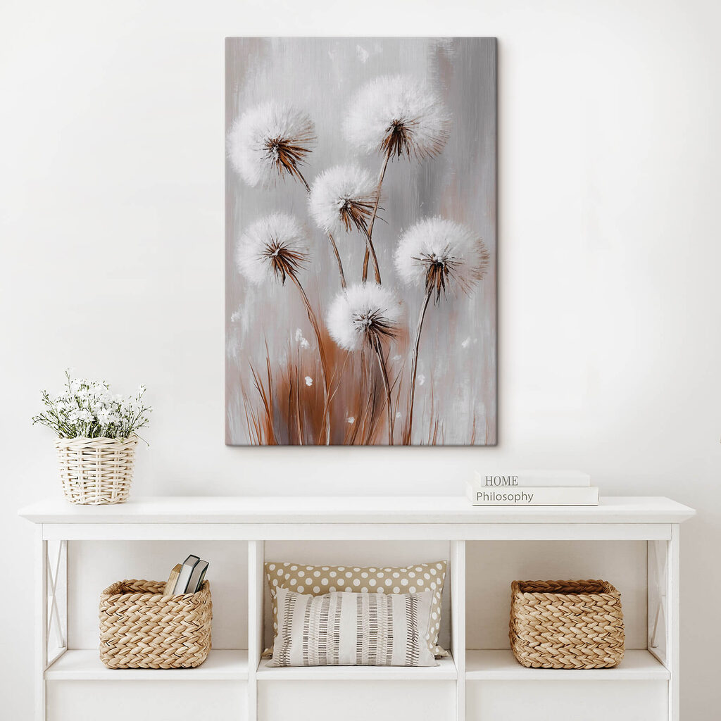 Cabezas plumosas sobre tallos — interior 3