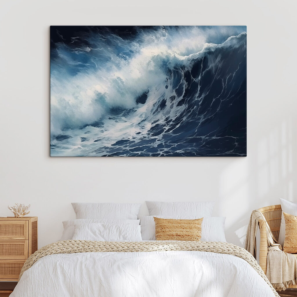 Ola oscura y espuma — interior 2