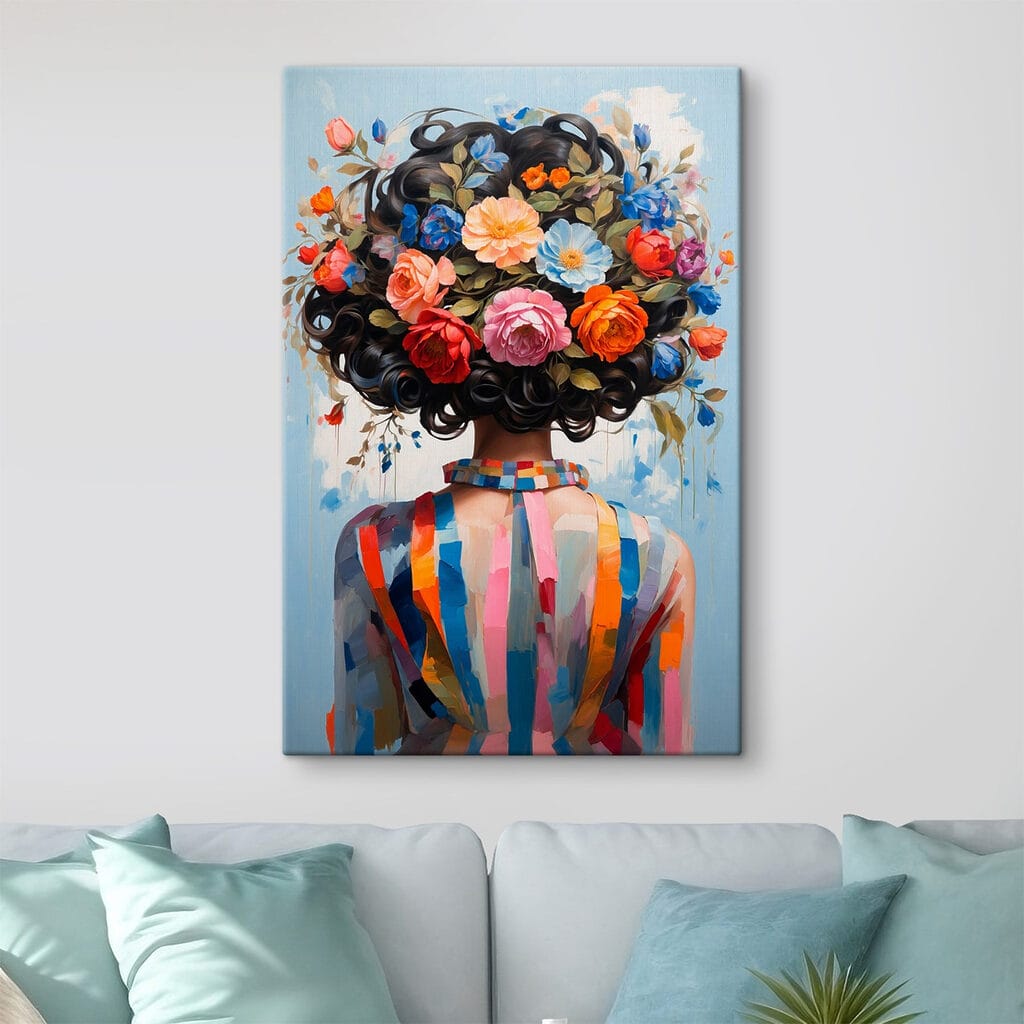 Figura con corona floral — interior 3