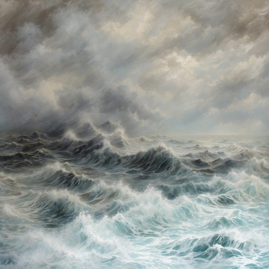 Olas de tormenta — diseño completo