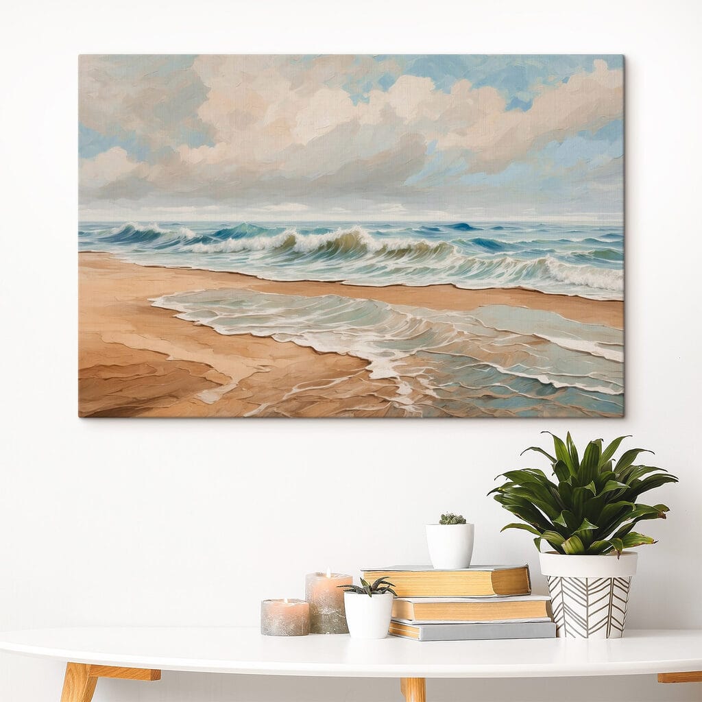 Olas bajas sobre arena — interior 1