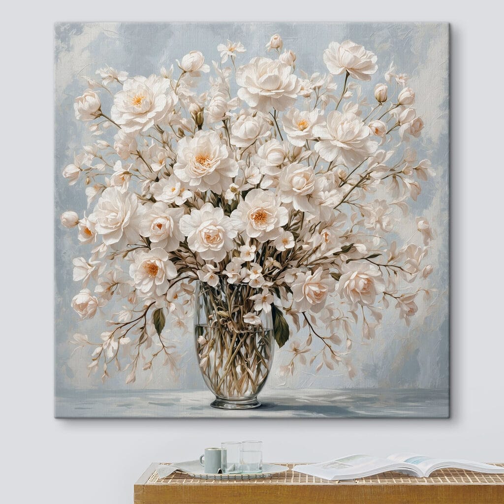 Ramo blanco con ramitas — interior 1