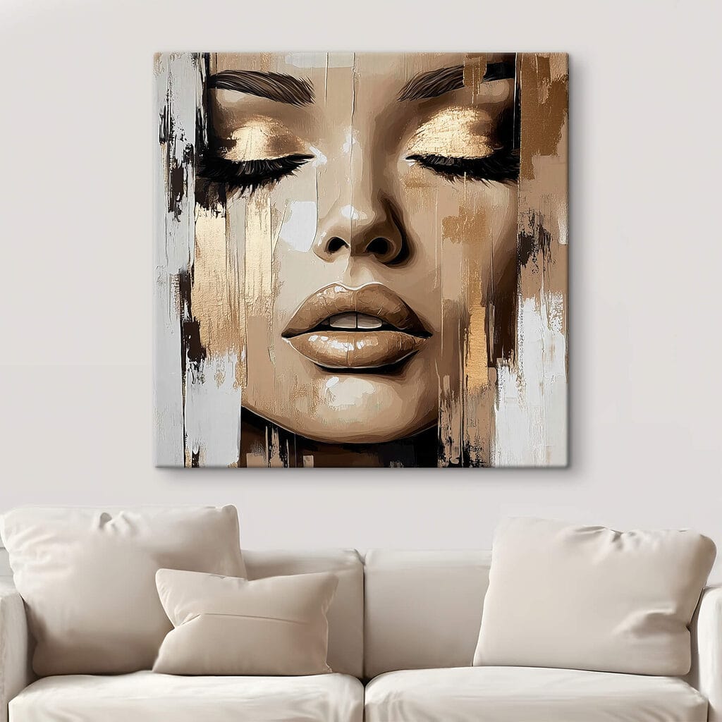 Ojos cerrados en beige — interior 3