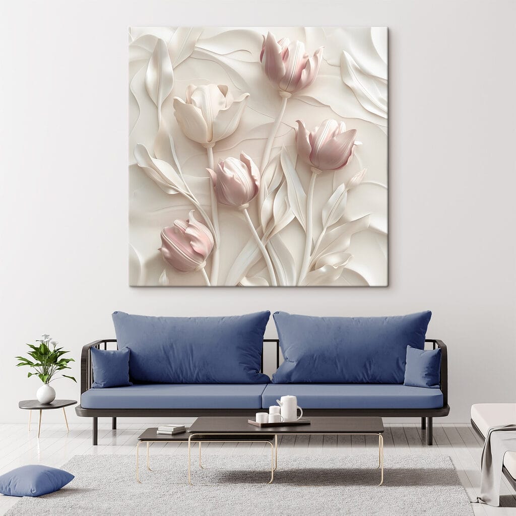 Tulipanes rosa pálido — interior 2