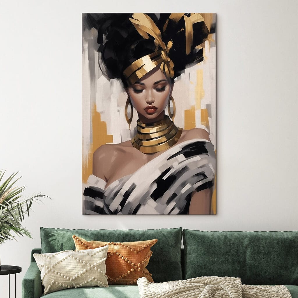 Mujer con pañuelo negro — interior 2