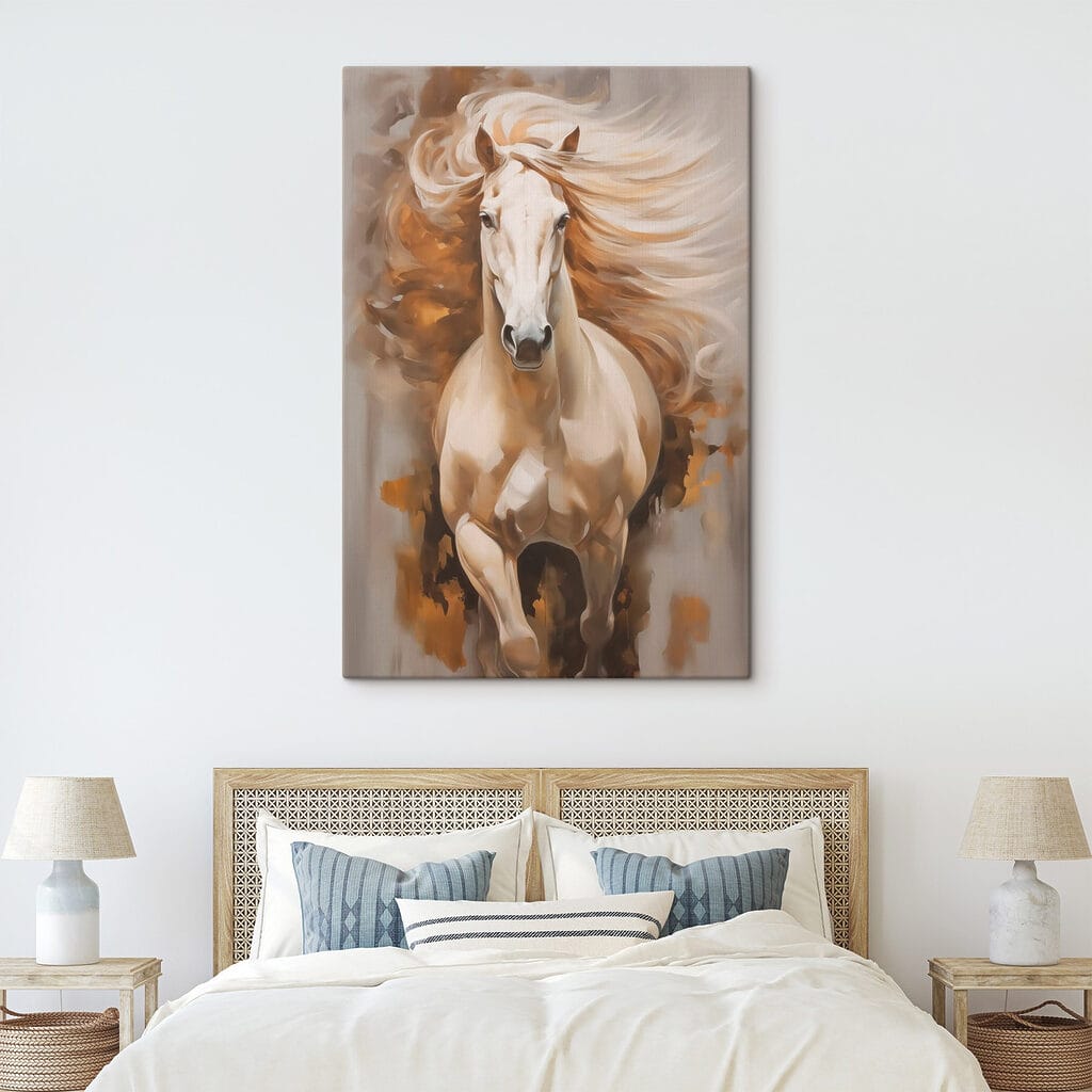 Caballo de crines ondeantes — interior 2